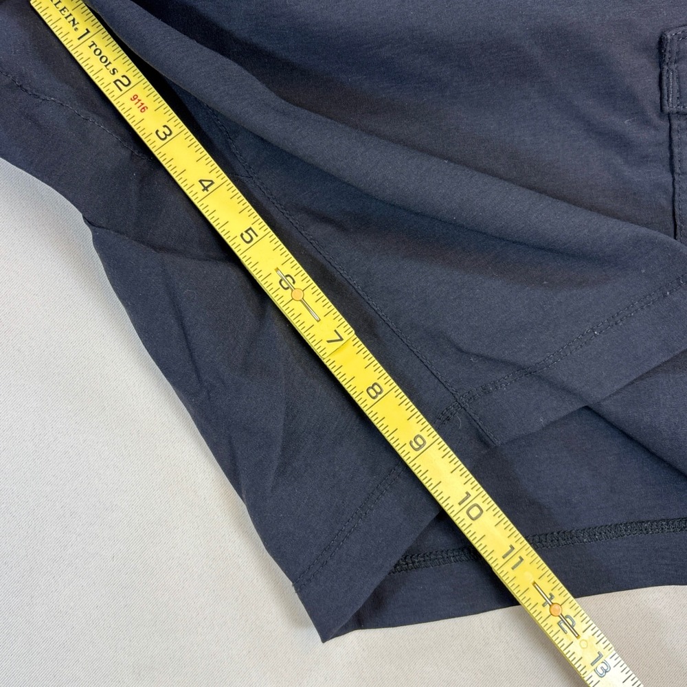 Duluth Trading Co Cargo Shorts Womens 18 Navy Dry on the Fly Hiking Outdoor Work - Picture 5 of 9